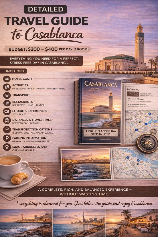 Detailed Travel Guide To Casablanca