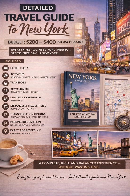 Detailed Travel Guide To New-York