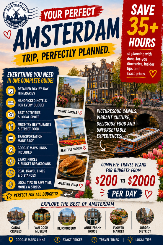 Detailed Travel Guide To Amsterdam