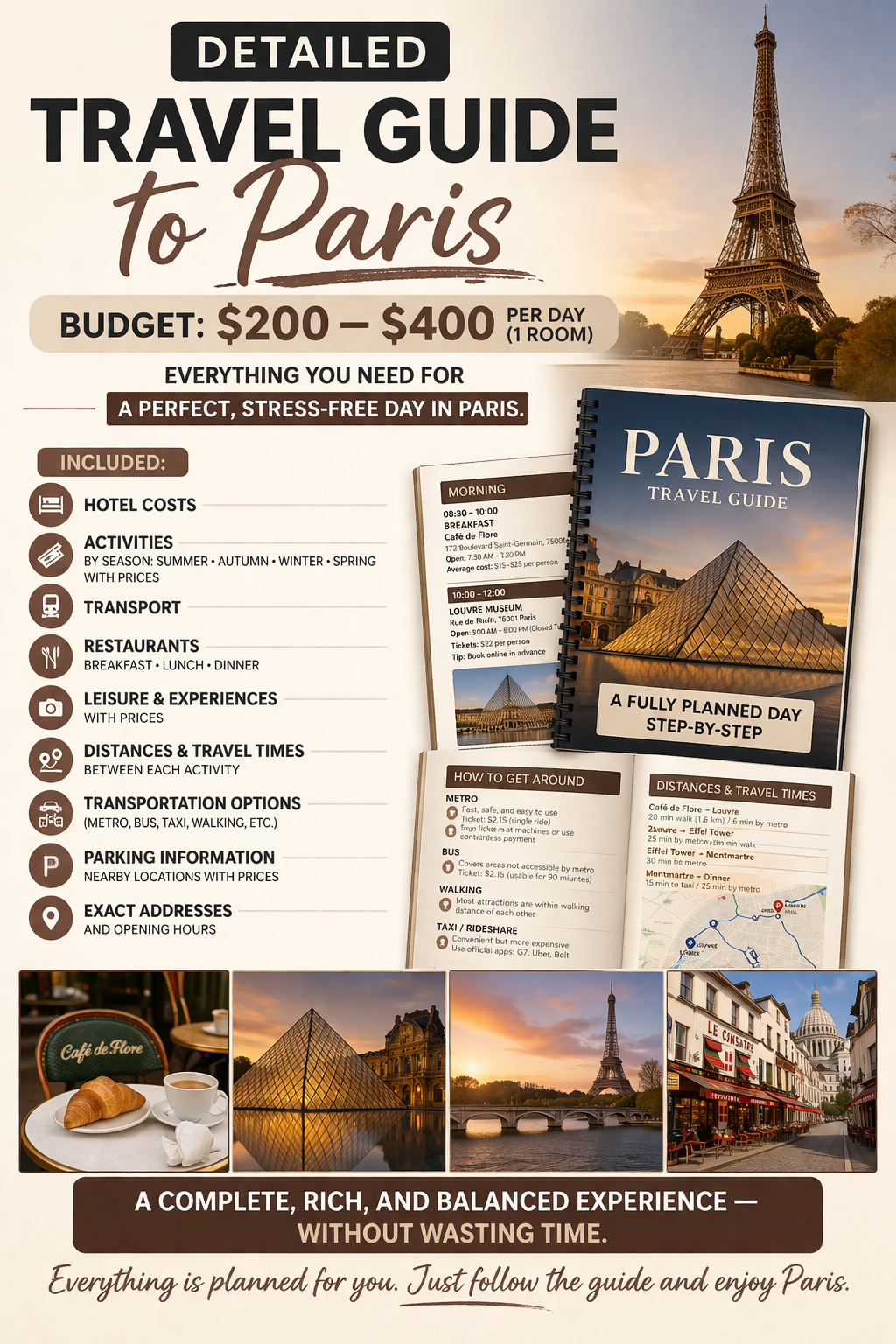 Detailed Travel Guide To Paris