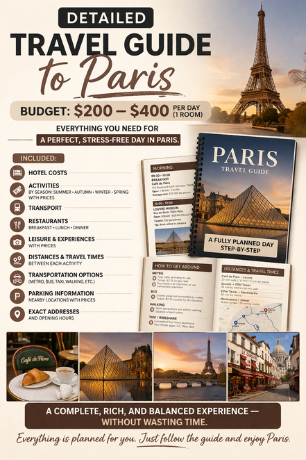 Detailed Travel Guide To Paris