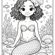 Coloring pages for black girls 3 to 10 years old