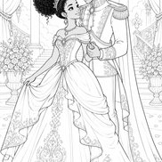 Coloring pages for black girls 3 to 10 years old