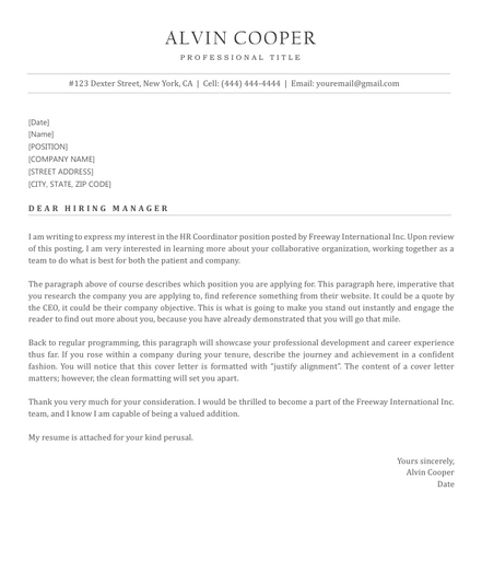 ATS-Friendly Resume v1