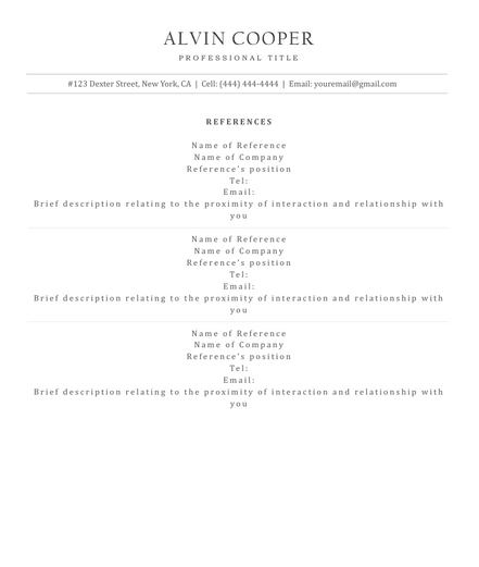 ATS-Friendly Resume v1