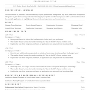 ATS-Friendly Resume v1